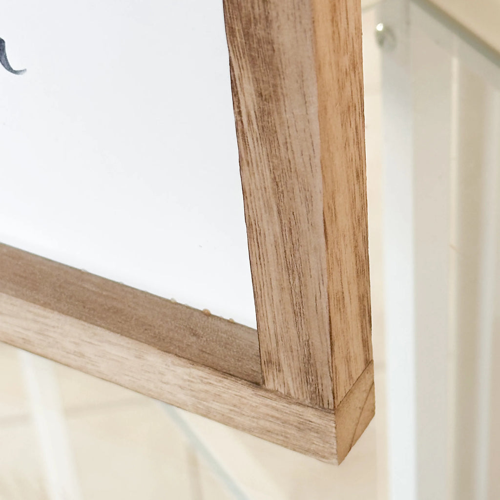 Quadretto Riva –  in Legno Chiaro e Bianco